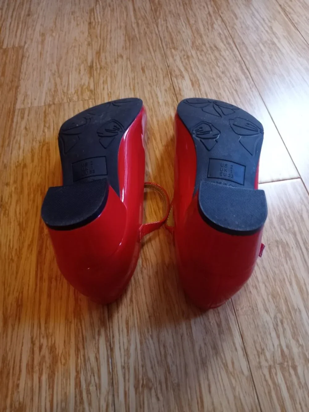 Red dress heels